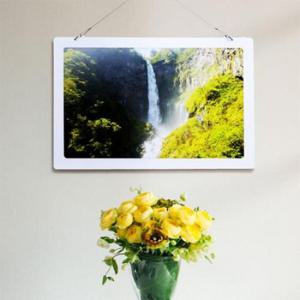 아트박스/꾸밈 nq717-행잉액자_아름다운폭포풍경(사각가로대형)