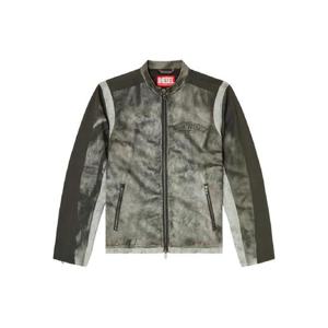 26 SS 디젤 패널 로고 바이커 재킷 A185080PLBK TP439560342