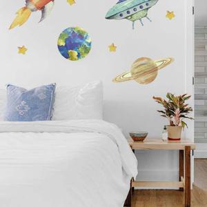 태양계 야광 아크릴 스티커 야광스티커