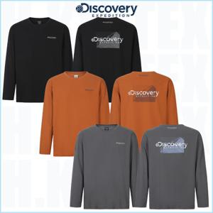디스커버리 25FW 가을 신상품 DXRL2A054 아웃도어 백그래픽 고기능 긴팔티셔츠 세미오버핏 HKRL