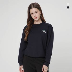 데니스골프 25FW신상 여성 시그니처 캐릭터 맨투맨 티셔츠_NAQFLTS056