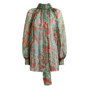 26 SS 에트로 페이즐리 프린트 하이 넥 블라우스 WRJA015099SA1L1 TP442190873