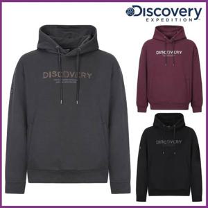 디스커버리 25FW 남여 공용 빅로고 변형 기모 후드티셔츠 DXHD53056-JDGS