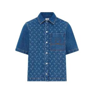 26 SS 마린세르 문 프린트 데님 셔츠 MSI017BCDEN0002 TP443106138