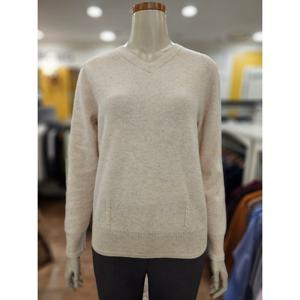 [BCBG]울 스팽글 브이넥 풀오버 니트 B5D9K411