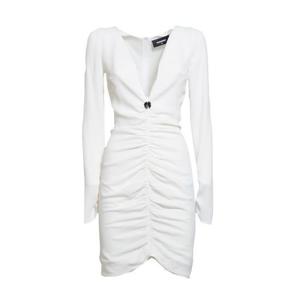 디스퀘어드2 미디 원피스 S75CV0778S76512 101 White