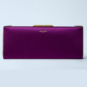 26 SS 생로랑 레터 리자드 체인 스트랩 클러치 숄더백 697655 FAC13 5241