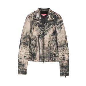 디젤 L억수르 레더 집업 재킷 A209950ENBC