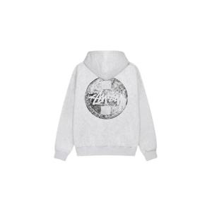 Stussy스투시 도트 스탬프 후드 애쉬 헤더 1925071
