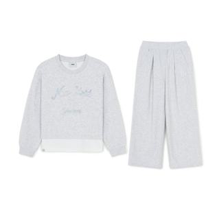 MLB 키즈 스포티브 애슬레저 레이어드 맨투맨세트(7FS2A0261-50MGL)