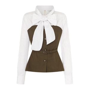 [케네스레이디] 이븐 레이어드 블라우스 (EWBLPJ4903)