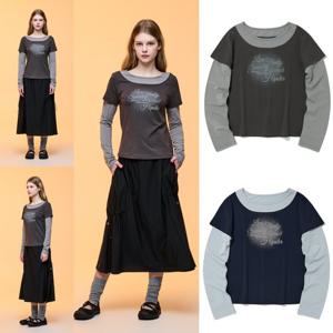 [인터크루]여성)레이어드보트넥쭉티 ITA1TR53A