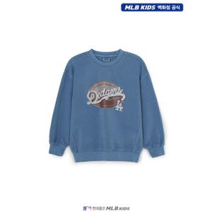 [MLB키즈US] (7AMTB0261-07BLS) 스트릿 피그먼트 맨투맨 아동맨투맨 키즈맨투맨