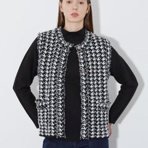 올리비아로렌 HC14 하운드 투스 조끼 VOCBN4S1241