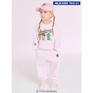 [MLB키즈US] (7AS2C0161-50PKL) [베이비 토들러] 메가베어 프렌즈 아트웍 맨투맨 세트