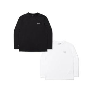 [아이더 (행사)]POP 2 PACK 남성 긴팔 라운드 티셔츠 (Black) DMP23282_Z1