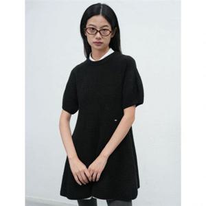 제너럴아이디어 벌룬 슬리브 미니 플레어 피스 [BLACK] WBE4L15508 383534