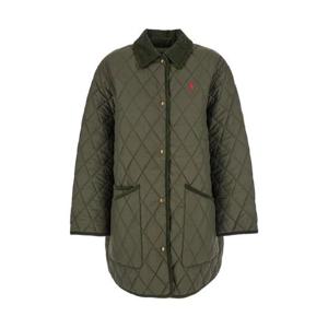 폴로 랄프로렌 코듀로이 칼라 퀼팅 재킷 211971180
