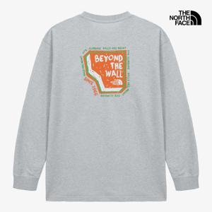 노스페이스 NT7TS00 남성 오버월 긴팔 티 NT7TS00B