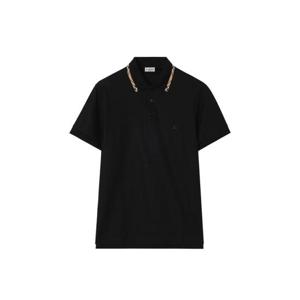 버버리 Check trim cotton polo shirt 8126949
