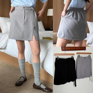 [강물처럼]위쉬몰 LT 지니벨티드스커트팬츠(U276H504) 빅사이즈