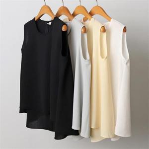 [강물처럼]빅사이즈사랑해요 J242L208 민소매언발블라우스 MO (8