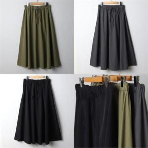 [강물처럼]위쉬몰 RA 플레어통밴딩롱스커트(I997H208) 빅사이즈