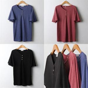 [강물처럼]위쉬몰 RI 나비날개소매반팔티(I986H207) 빅사이즈 (8