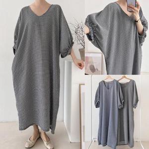 [강물처럼]위쉬몰 GL 리얼잔체크가오리원피스(U369H504) 빅사이