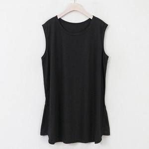 [강물처럼]아이우먼 리프셔링쿨감민소매티 WW5142M505 빅사이즈