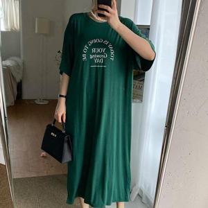 [강물처럼]아이우먼 착붙라운드레터링원피스 RAU510M505 빅사이