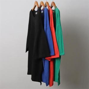 [강물처럼]빅사이즈사랑해요 I920L207 스판어깨트임반팔티 KY (8