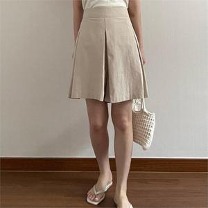 [강물처럼]아이우먼 린넨플레어핏반바지 YPL138M207 빅사이즈 (8