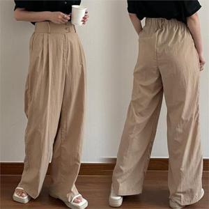 [강물처럼]위쉬몰 YP 투버튼와이드핏슬랙스(K116H207) 빅사이즈