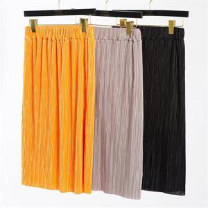 [강물처럼]빅사이즈사랑해요 E474L206 컬러줄밴딩미디스커트 CM