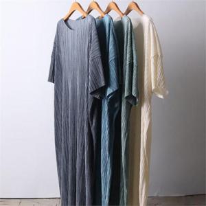 [강물처럼]빅사이즈사랑해요 I773L206 컬러찐빠주름롱원피스 RA