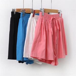 [강물처럼]빅사이즈사랑해요 A041L205 백프로린넨 4부플레어 CI