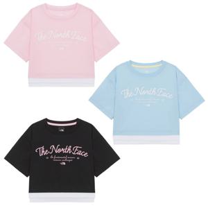 NT7UR17 노스페이스키즈 걸즈 아이스데이 반팔 라운드 티