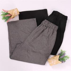 [강물처럼]빅사이즈사랑해요 1091L205 스판 쿨 밴딩 통바지 WW (