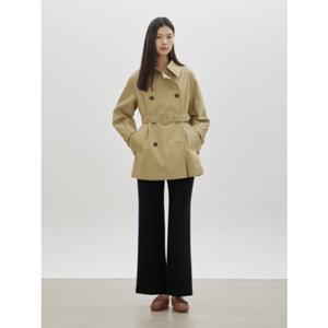 [CC콜렉트] 클래식 더블 하프 트렌치 코트 (C261MSI001)