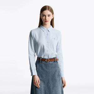 [공식][타미힐피거] 솔리드 칼라 린넨 셔츠 (T22F3WSH090WT2C1O)