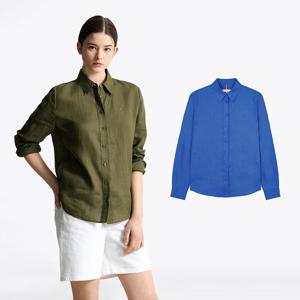 [공식][타미힐피거] 린넨 컬러 셔츠 2종 택1 (T22F1WSH401WL1)