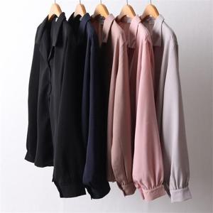 [강물처럼]빅사이즈사랑해요 I030L204 오픈카라버튼블라우스 IT