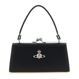 비비안웨스트우드 돌 XL 메탈 오브 로고 토트백 4B01000QWS0026