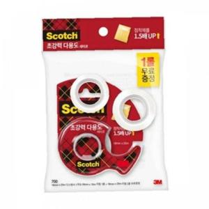 3M 스카치 강력 다용도테이프 세트 SH1825D-SH1815R+1825R/1롤 (1개)