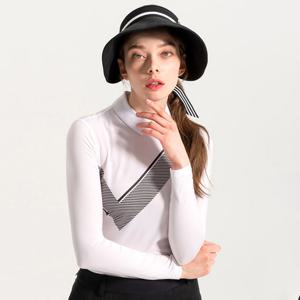 [홀릭앤플레이] (여성) 프리뮬러 와이드 리본밴드 셔링 선바이저_HB2UAC001