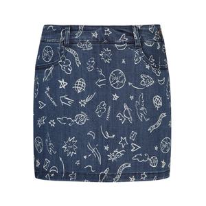 [까스텔바작] 여성 스트레치 데님 그래픽 큐롯_BGASCU504IL