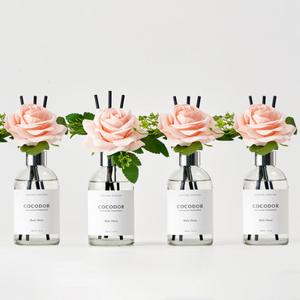 [2개+2개]코코도르 화이트라벨 디퓨저 200ml X 4개 + 꽃스틱 4P (선물추천)