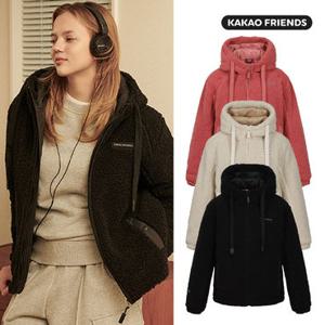 카카오프렌즈 여성 간절기 패딩점퍼