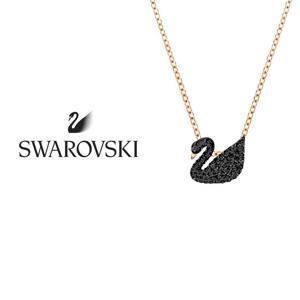 스와로브스키 SWAROVSKI 여자 여성 블랙스완 목걸이 5204134